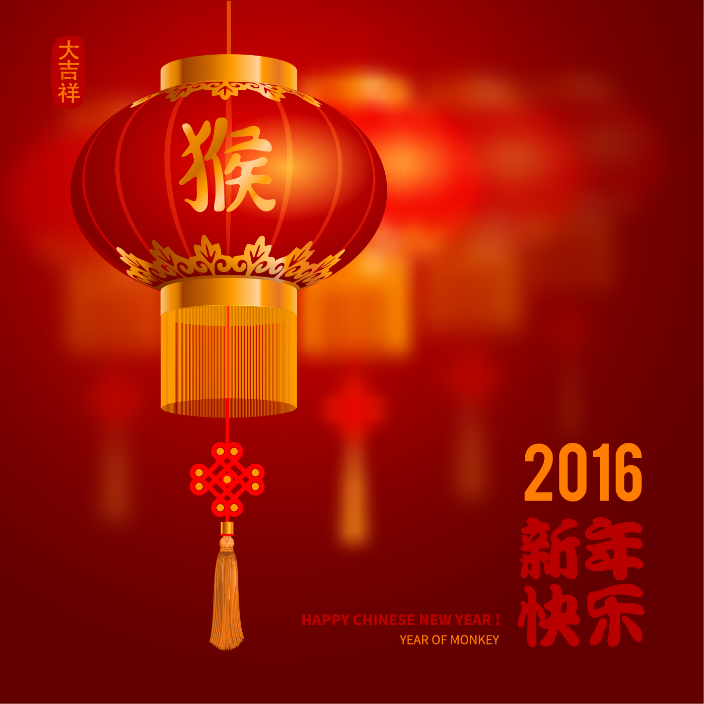 Chinese new year background with red lantern vector 03 year new lantern chinese background   