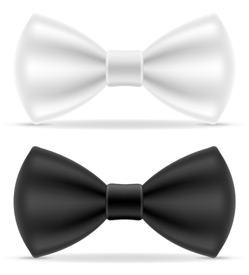 Black with white bow butterfly vector white butterfly bow black   