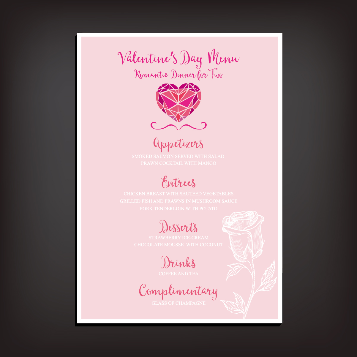 Valentines day restaurant menu vintage vector 02 vintage valentines restaurant menu Valentines day restaurant menu vintage vector 02 vintage valentines restaurant menu