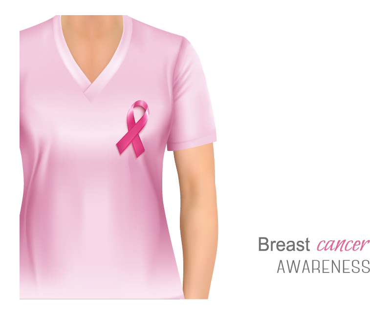 Pink t 155330 t-shirt ribbon pink cancer breast background   