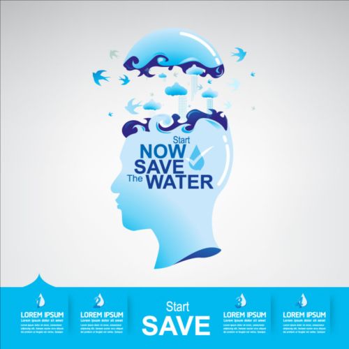 Now save water publicity template design 21 water template save publicity Now   