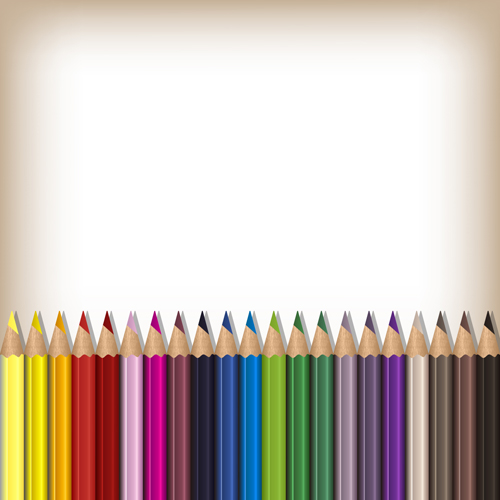 Colorful pencils backgrounds vector set 11 pencils colorful backgrounds   
