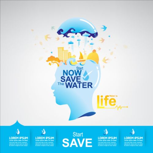 Now save water publicity template design 18 water template save publicity Now   