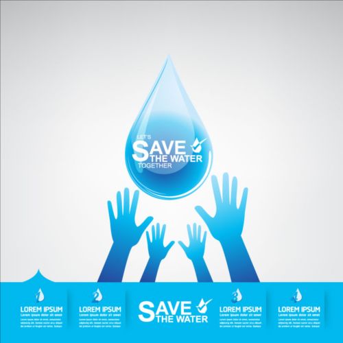 Now save water publicity template design 06 water template save publicity Now   