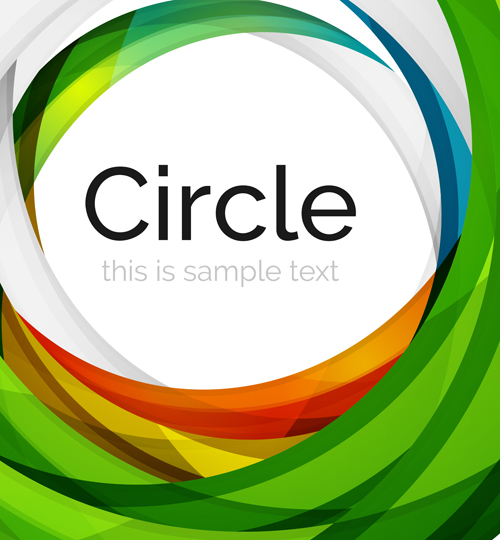 Abstract circle colored background vector 13 colored circle background abstract   
