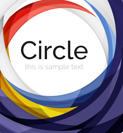 Abstract circle colored background vector 11 colored circle background abstract   