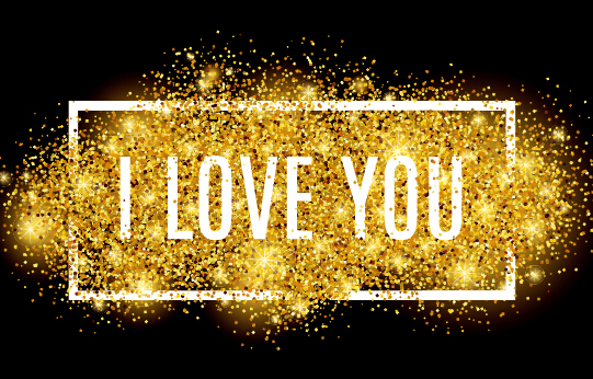 Valentines I Love You banners vector 01 valentines i love you banners   