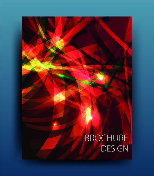 Abstract light rays cover design vector 03 rays cover abstract   