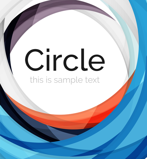 Abstract circle colored background vector 10 colored circle background abstract   