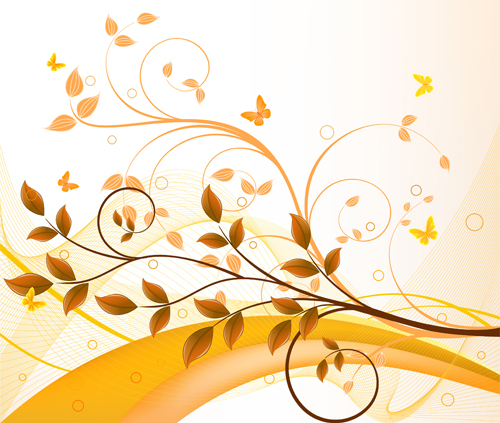 Golden tree branches abstract background vector 01 tree golden branches background abstract   