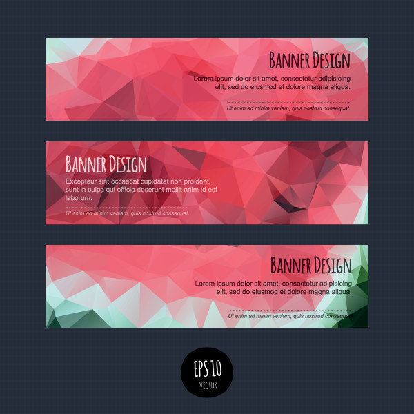 Colorful geometric shapes vector banners 05 Shape Geometric Shapes Geometric Shape geometric colorful banners banner   