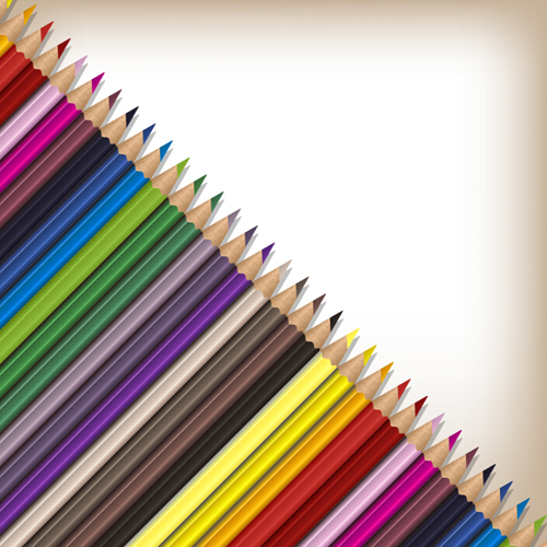 Colorful pencils backgrounds vector set 03 pencils colorful backgrounds   