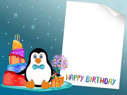 Blank paper with birthday card vector 02 paper card blank birthday   