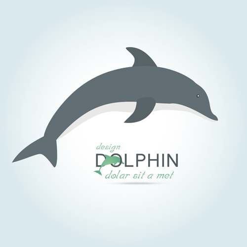 Creative dolphin vector backgrounds 03 dolphin creative backgrounds   