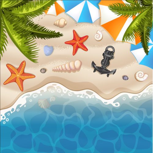 Beach with sea and summer holiday background 10 summer sea holiday beach background   