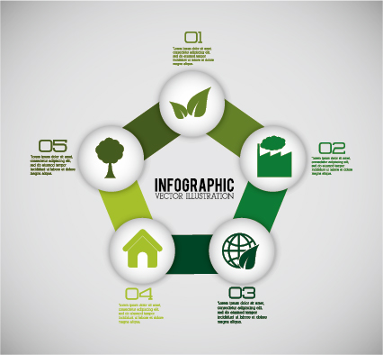 Ecology and energy infographic vector illustration 20 infographic illustration energy ecology   