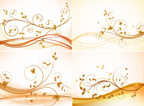 Golden tree branches abstract background vector 02 tree golden branches background abstract   