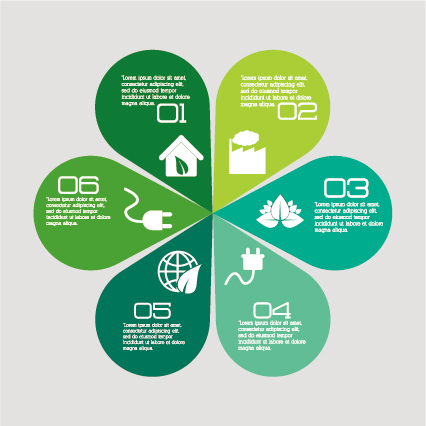 Ecology and energy infographic vector illustration 08 infographic illustration energy ecology   