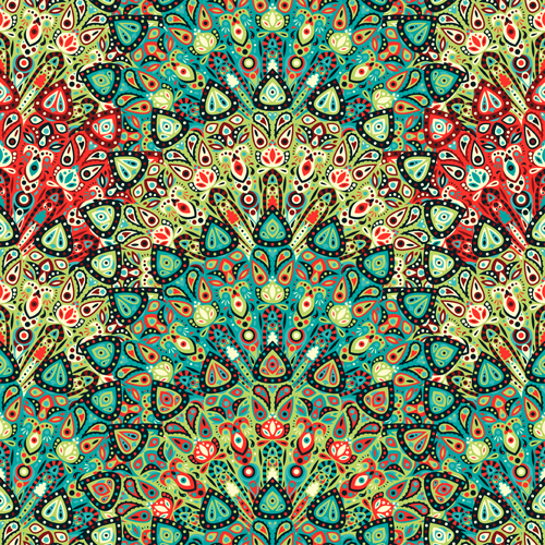 Beautiful ethnic decor seamless pattern vector 06 seamless pattern ethnic decor beautiful   