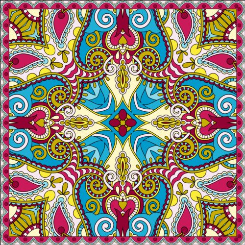 Scarf kerchief seamless pattern vector 11 seamless scarf pattern kerchief   