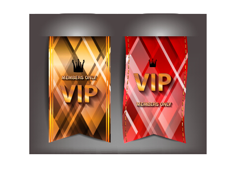 Luxury VIP flags vector graphics vip luxury flags   