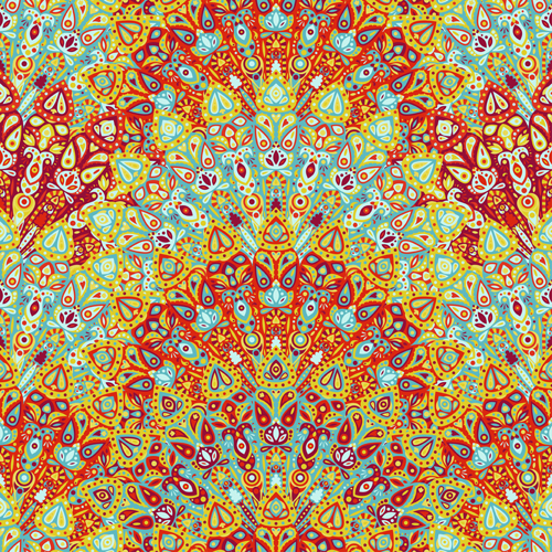 Beautiful ethnic decor seamless pattern vector 03 seamless pattern ethnic decor beautiful   