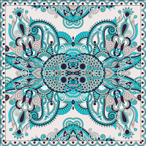 Scarf kerchief seamless pattern vector 07 seamless scarf pattern kerchief   