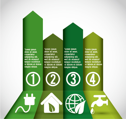 Ecology and energy infographic vector illustration 12 infographic illustration energy ecology   