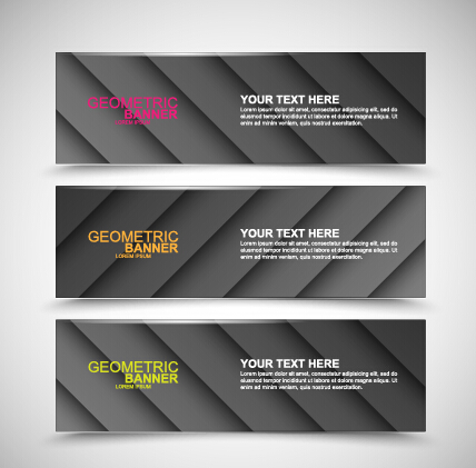 Vector web banners creative design graphics set 01 creative banners banner   