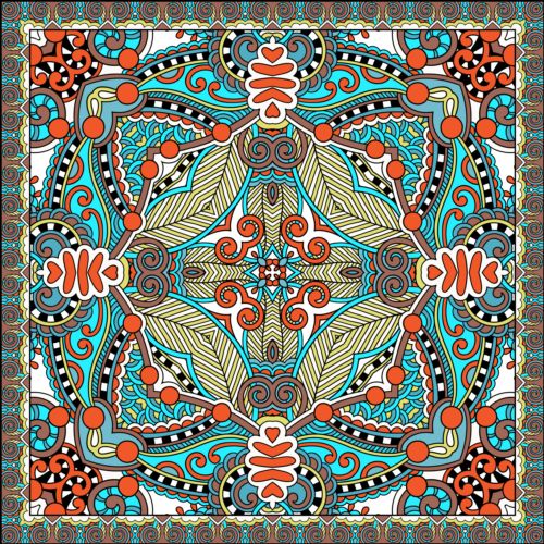 Scarf kerchief seamless pattern vector 05 seamless scarf pattern kerchief   