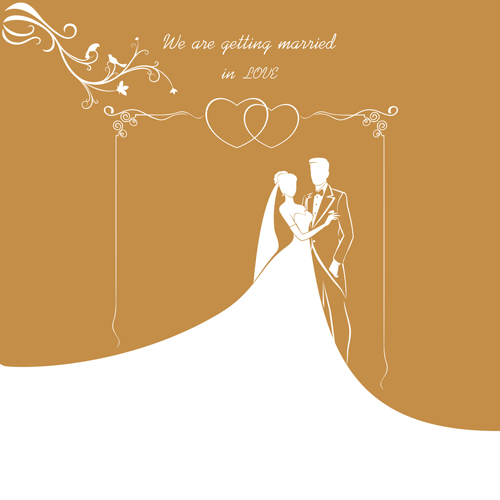 Wedding gold invitation card vector 02 wedding invitation gold card   