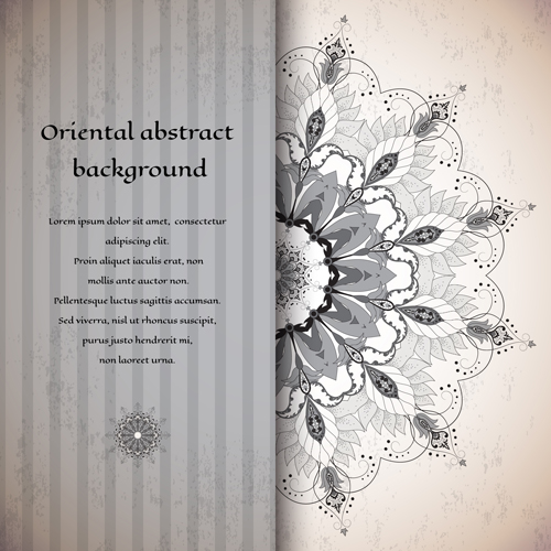 Oriental abstract background vintage vector 03 vintage oriental background abstract   