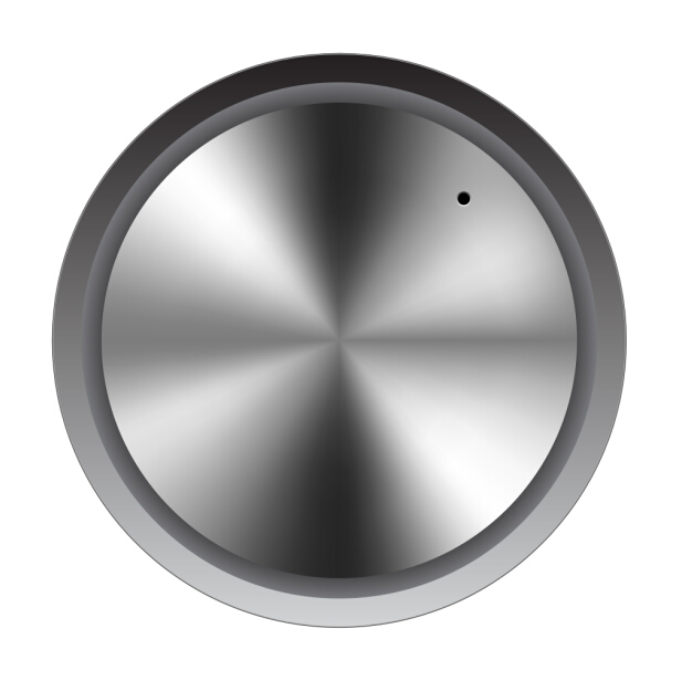 Silvery metal button vector material 01 Silvery metal button   