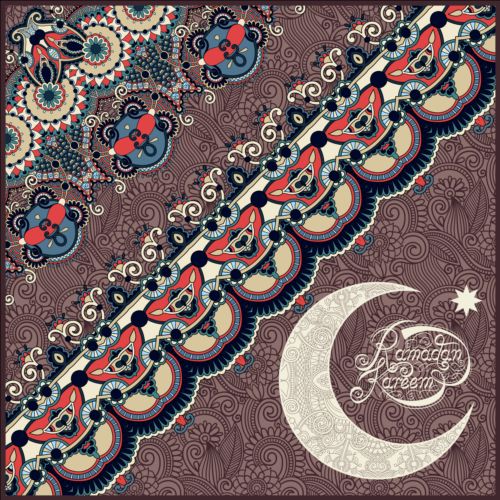 Muslim styles ramadan kareem background vector 13 styles ramadan Muslim kareem background   