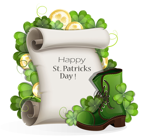 Happy st.patrick day background vectors 10 st.patrick day happy   