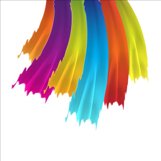 Paints brush background vector 03 Paints brush background   