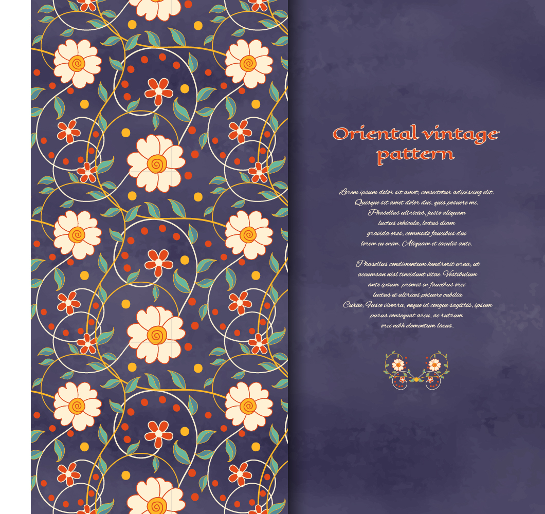 Oriental abstract background vintage vector 01 vintage oriental background abstract   