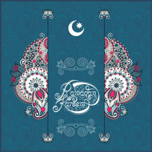 Muslim styles ramadan kareem background vector 10 styles ramadan Muslim kareem background   