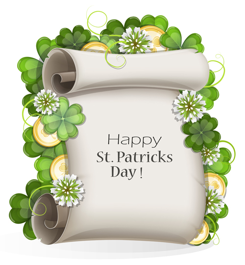 Happy st.patrick day background vectors 06 st.patrick day happy   