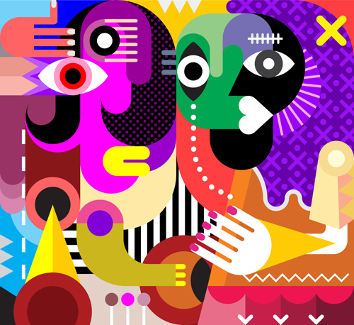 Abstract women portrait vector material 10 women portrait abstract Abstract women portrait vector material 10 women portrait abstract