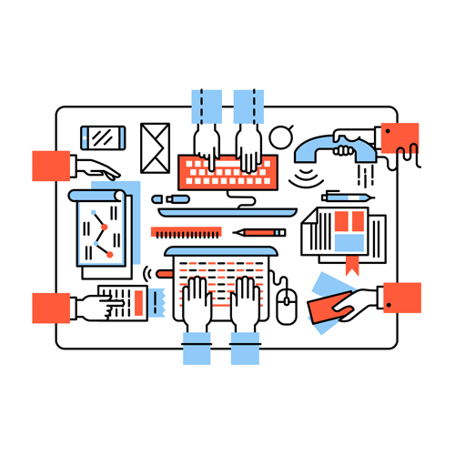 Lines working temlate vector working temlate lines   