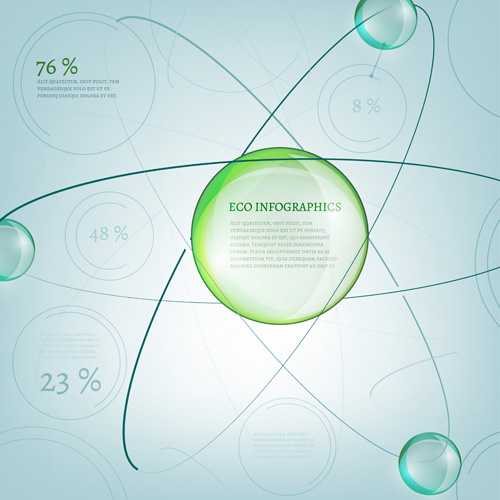 Eco infographics elements vectors graphics 21 infographics graphics elements eco   