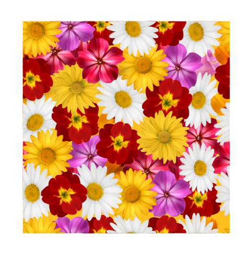 Different flower seamless pattern creative vector seamless pattern flower different creative   