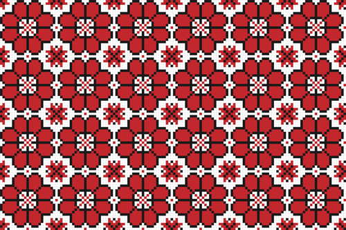 Ethnic embroider seamless pattern vector 06 seamless pattern ethnic embroider   