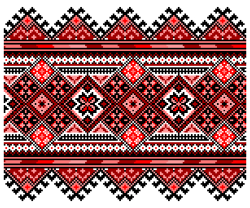 Ethnic embroider seamless pattern vector 05 seamless pattern ethnic embroider   