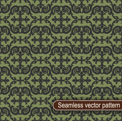 Vintage floral seamless vector pattern 01 vintage seamless pattern floral   