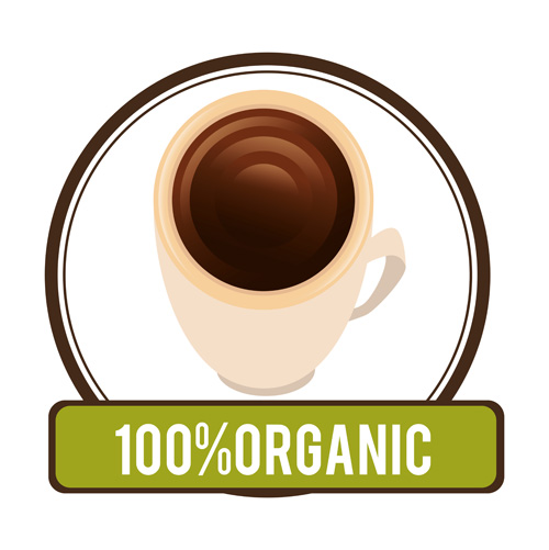 Organic coffee logos desgin vector 16 organic logos desgin coffee   