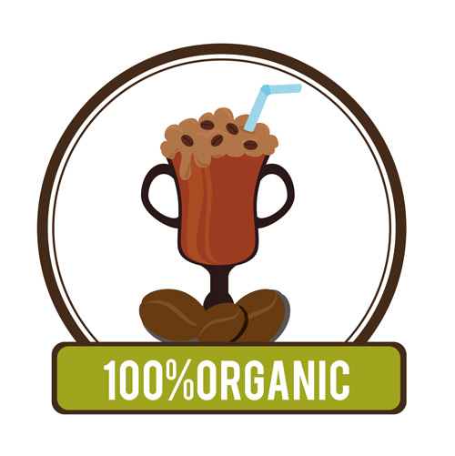 Organic coffee logos desgin vector 14 organic logos desgin coffee   