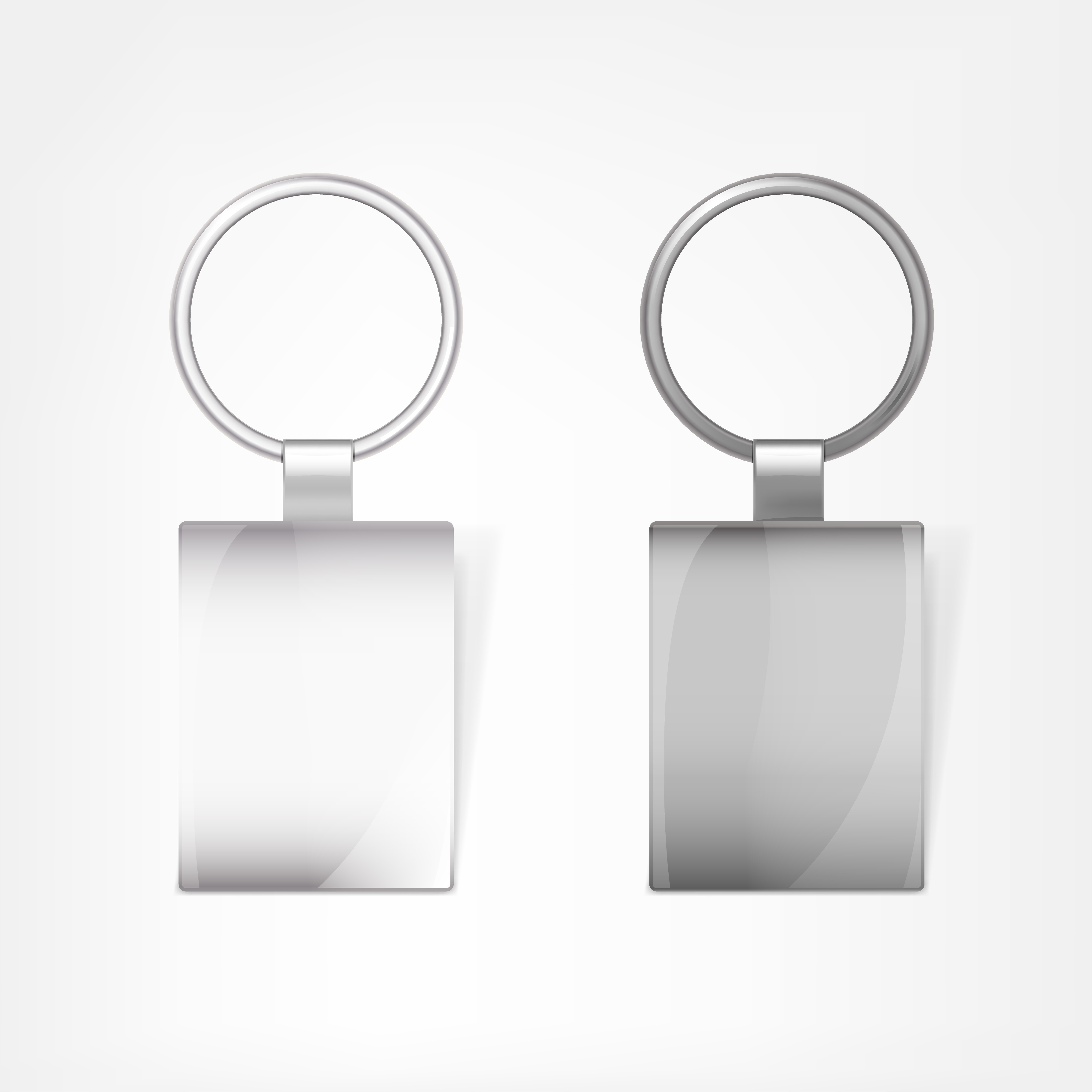 Shining keychain template vectors 02 template shining keychain   