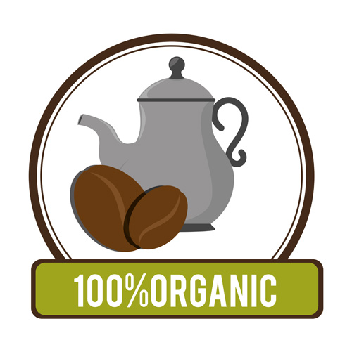 Organic coffee logos desgin vector 13 organic logos desgin coffee   